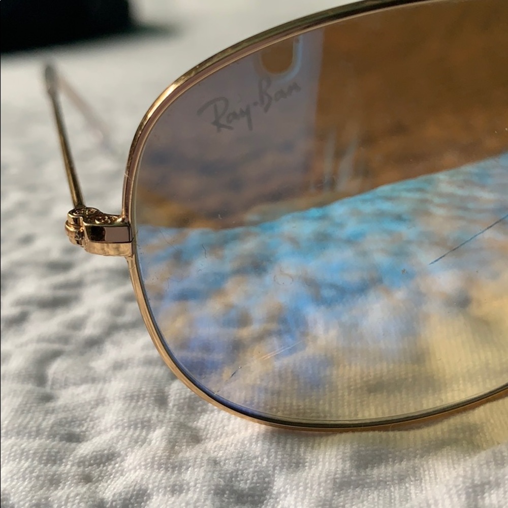 Ray Ban blue and gold lens sunglasses! - Picture 3 of 4